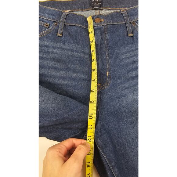 9" mid-rise skinny jean in signature stretch j crew sz 33 EUC ankle cigarette - Picture 9 of 10